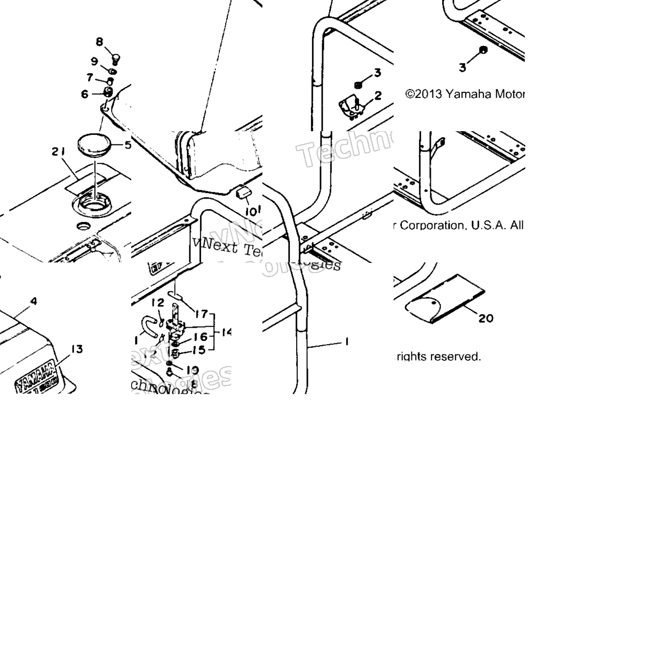 Frame - Fuel Tank
