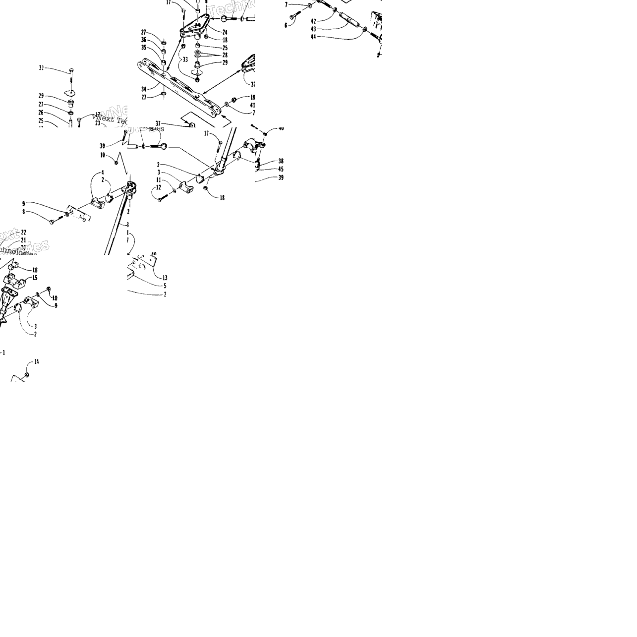 Tie Rod/Steering Post Assembly