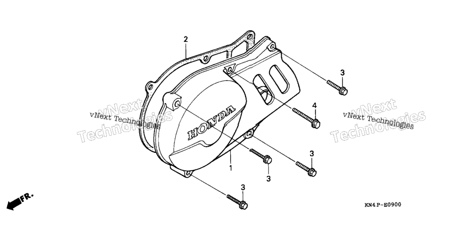 Left Crankcase Cover