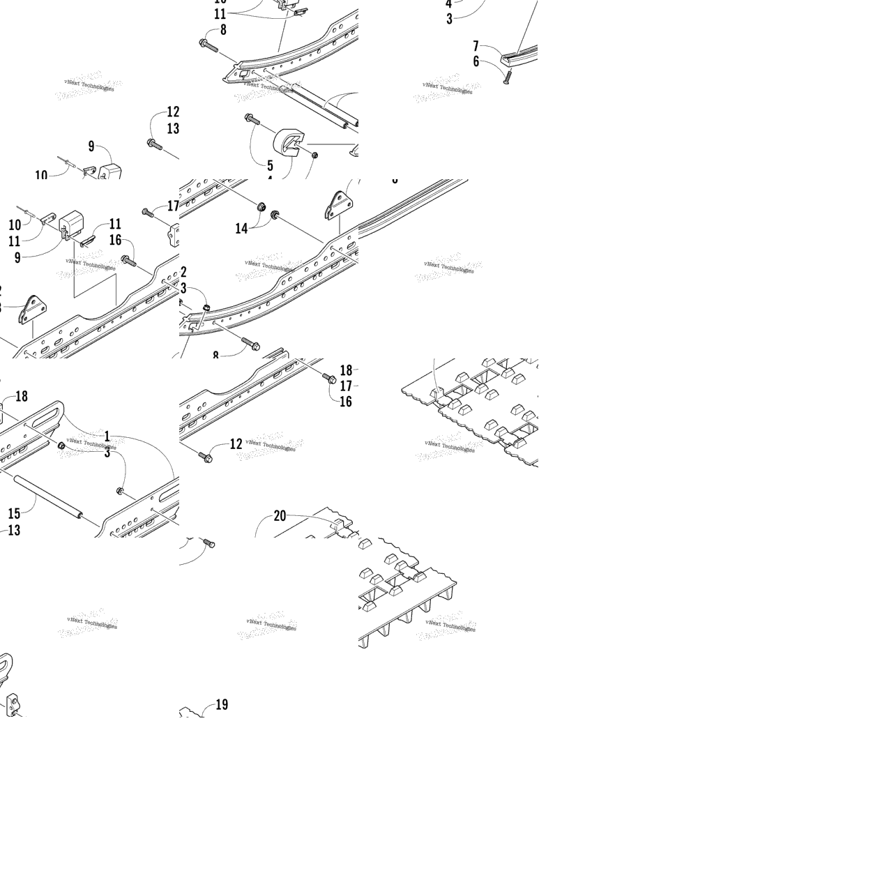 Slide Rail And Track Assembly