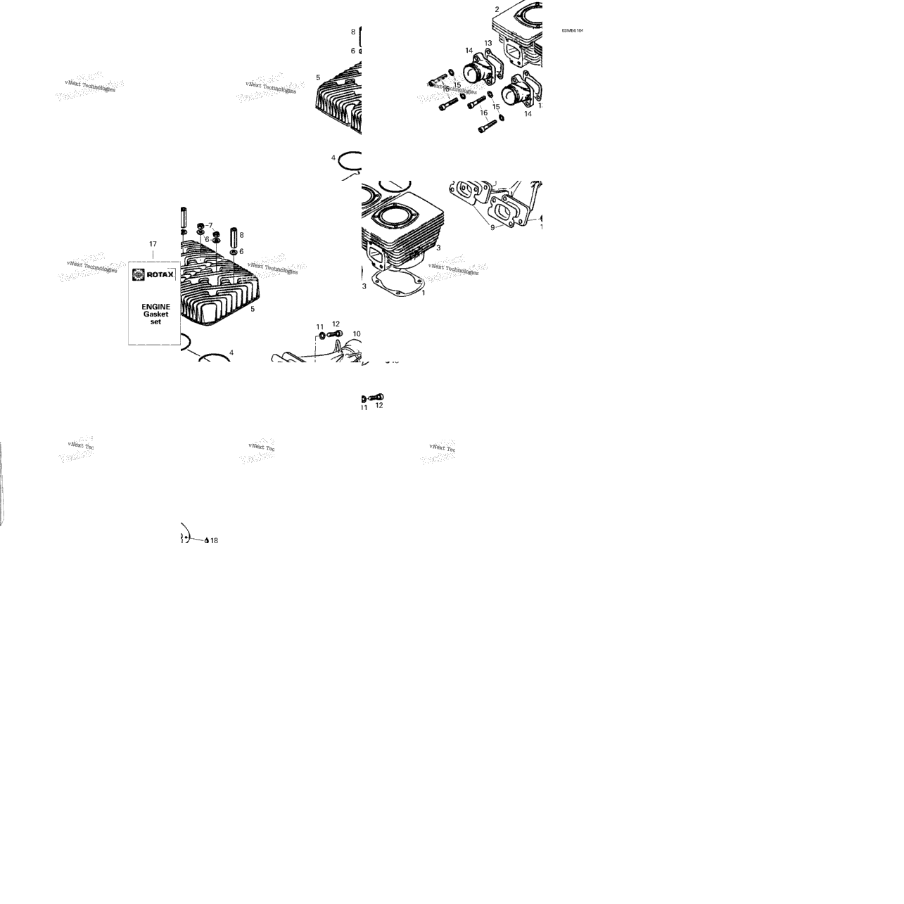 Cylinder, Intake Exhaust Manifold