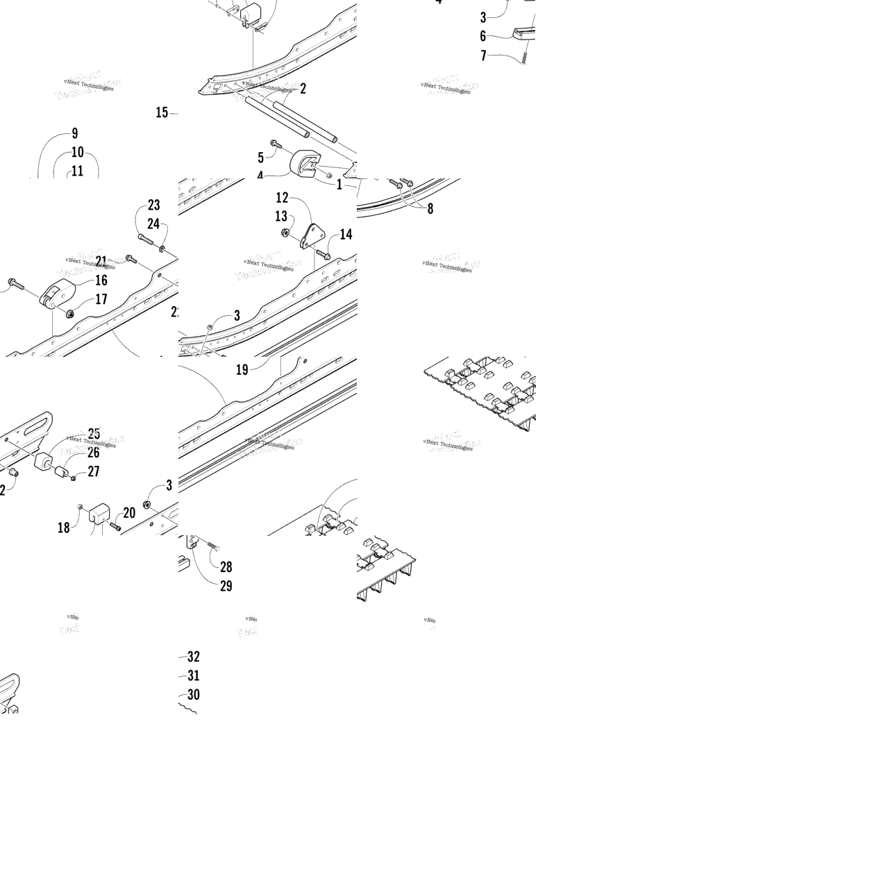 Slide Rail And Track Assembly