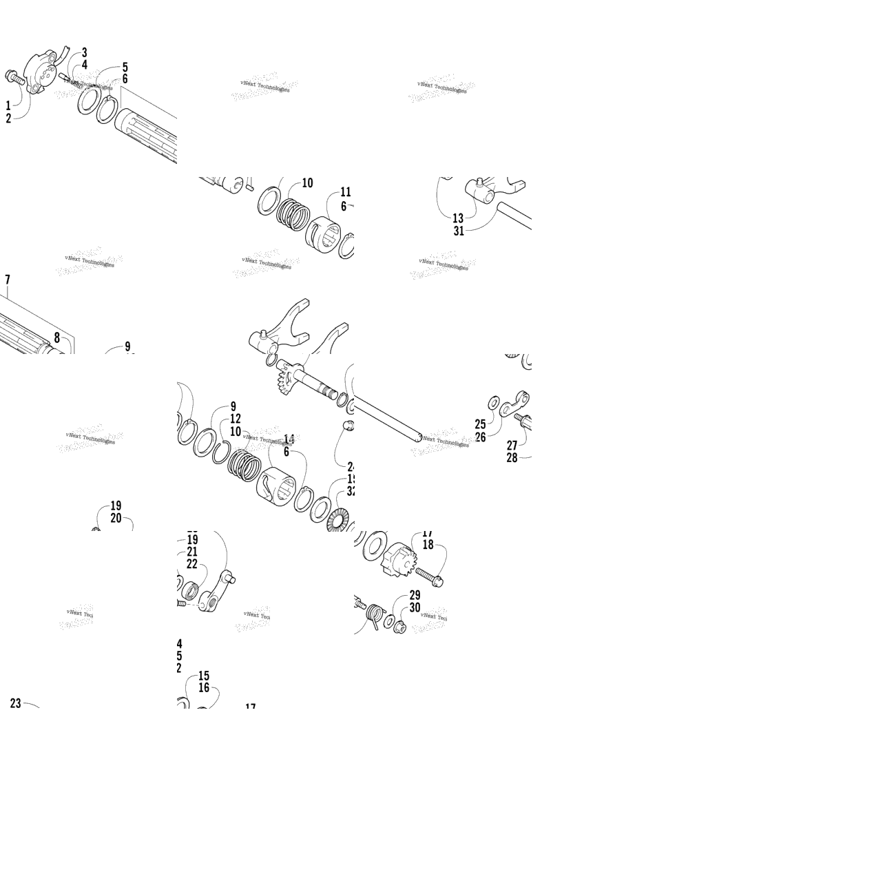 Gear Shifting Assembly
