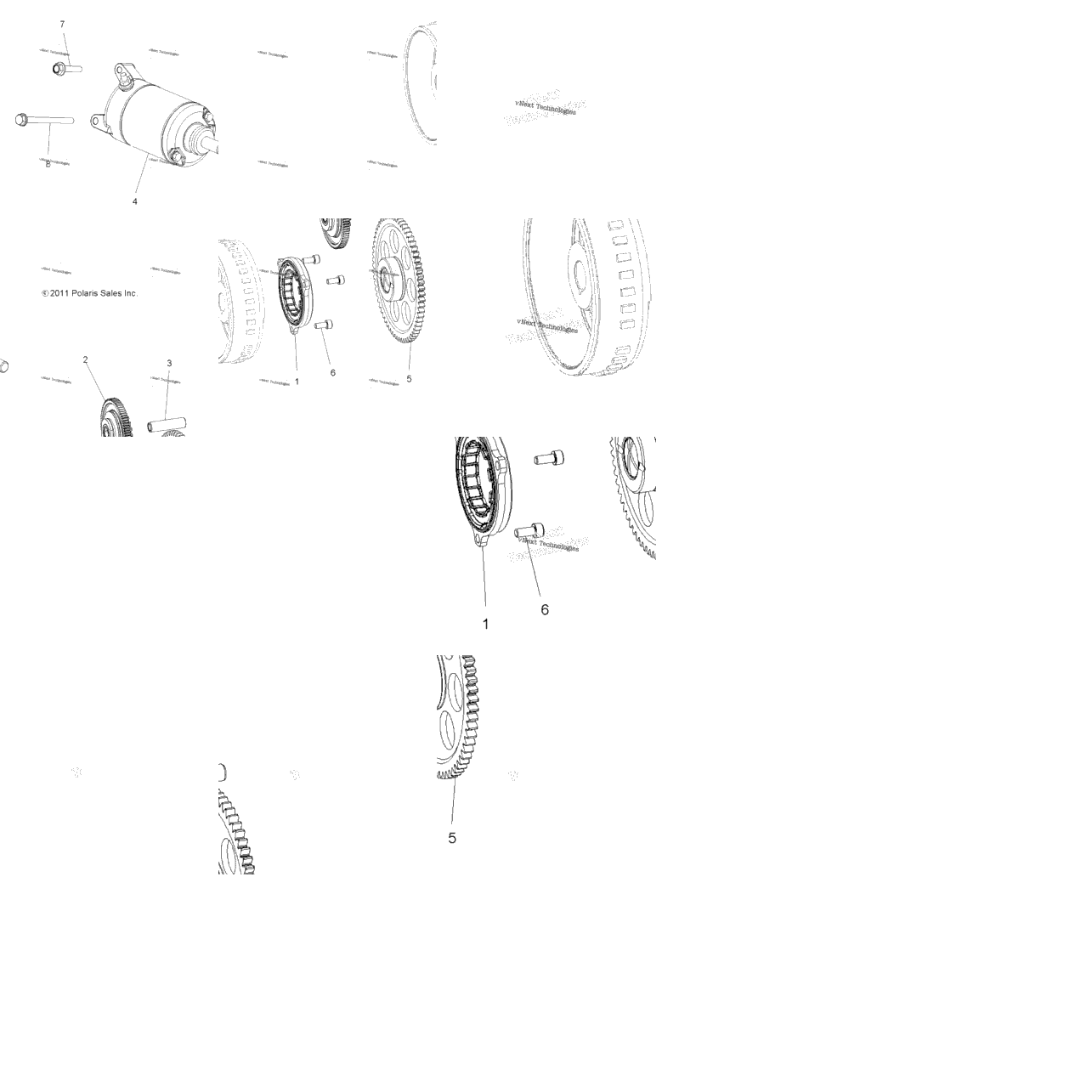 Engine, Starter Drive
