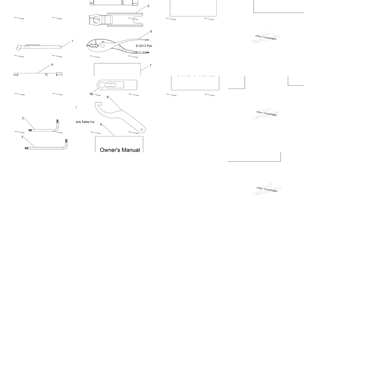 References, Tool Kit & Owners Manual