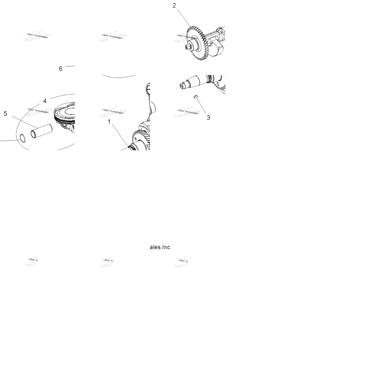 Engine, Crankshaft, Piston & Balance Shaft