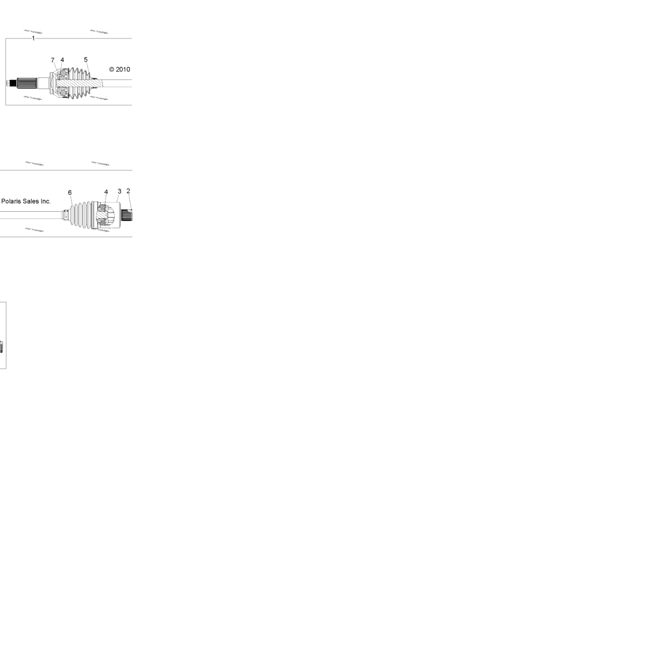 Drive Train, Rear Drive Shaft All Options