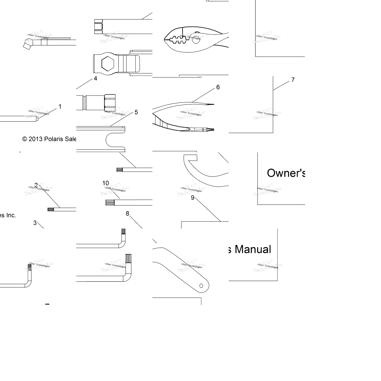 References, Tool Kit & Owners Manuals All Options