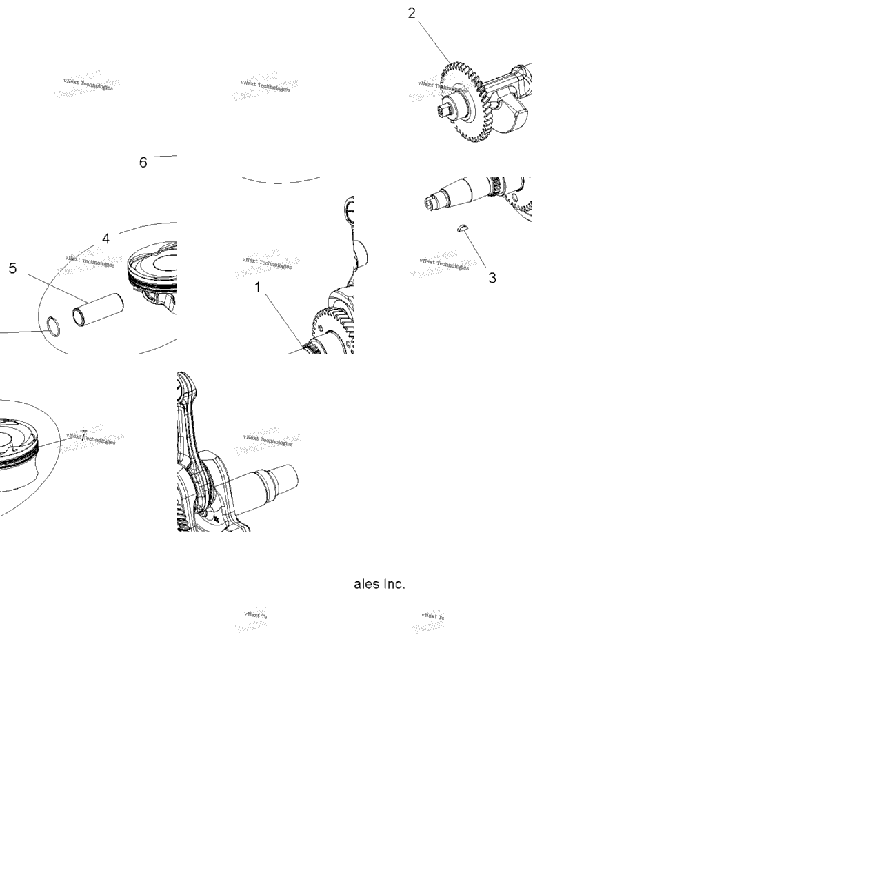 Engine, Crankshaft, Piston & Balance Shaft