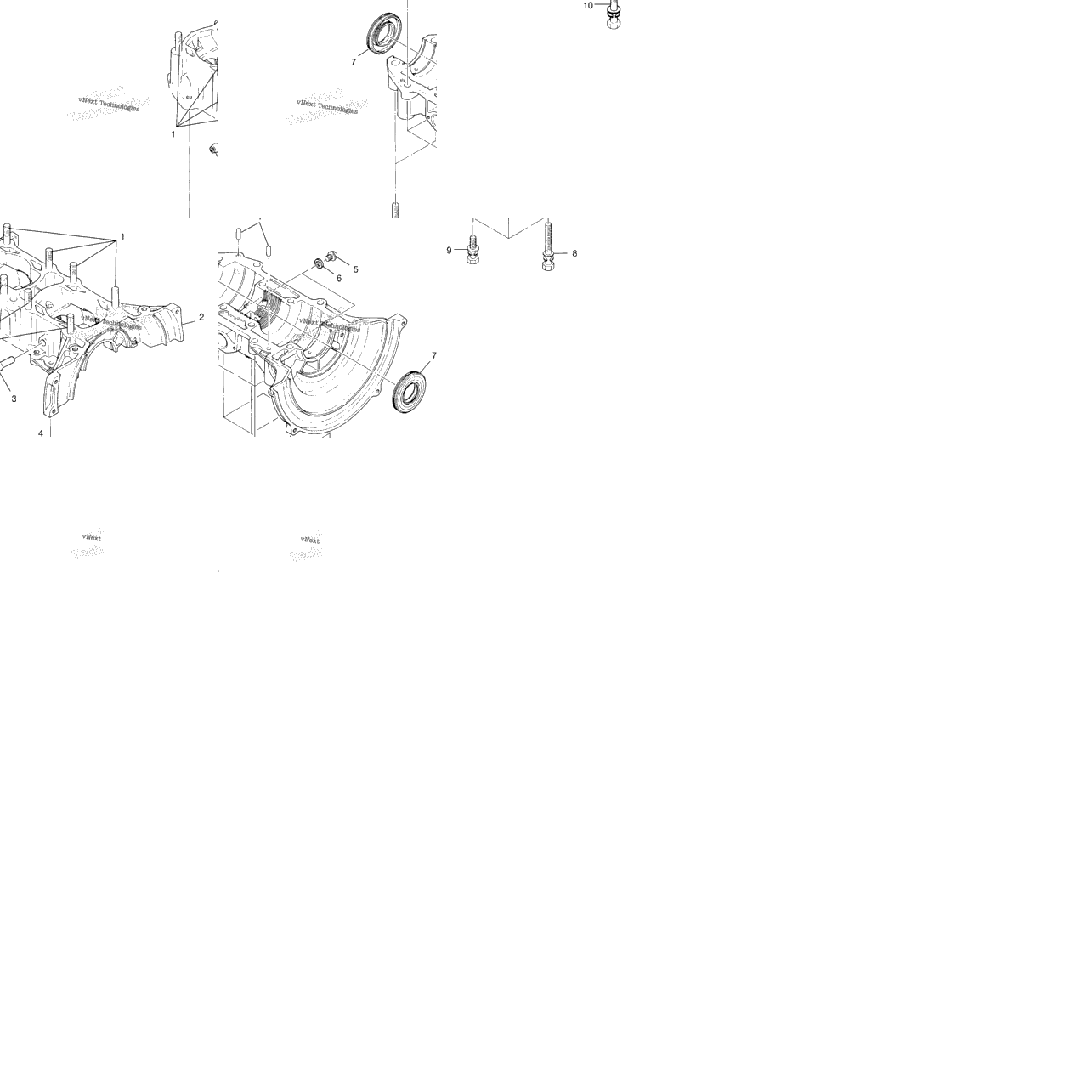 Crankcase Trail Touring 0982362 & European Trail Touring