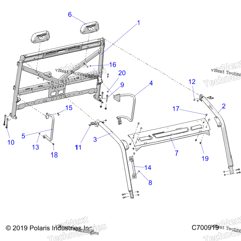 Chassis, Cab Frame