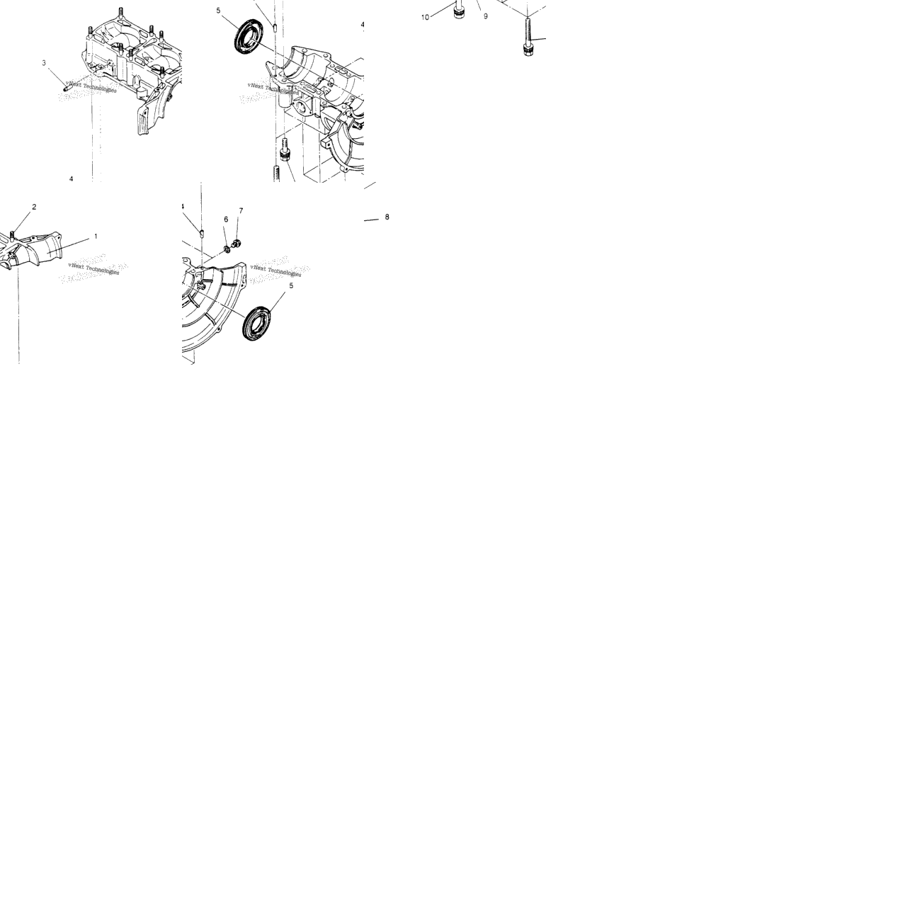 Crankcase Assembly Lite Gt & European Lite Gt E953133