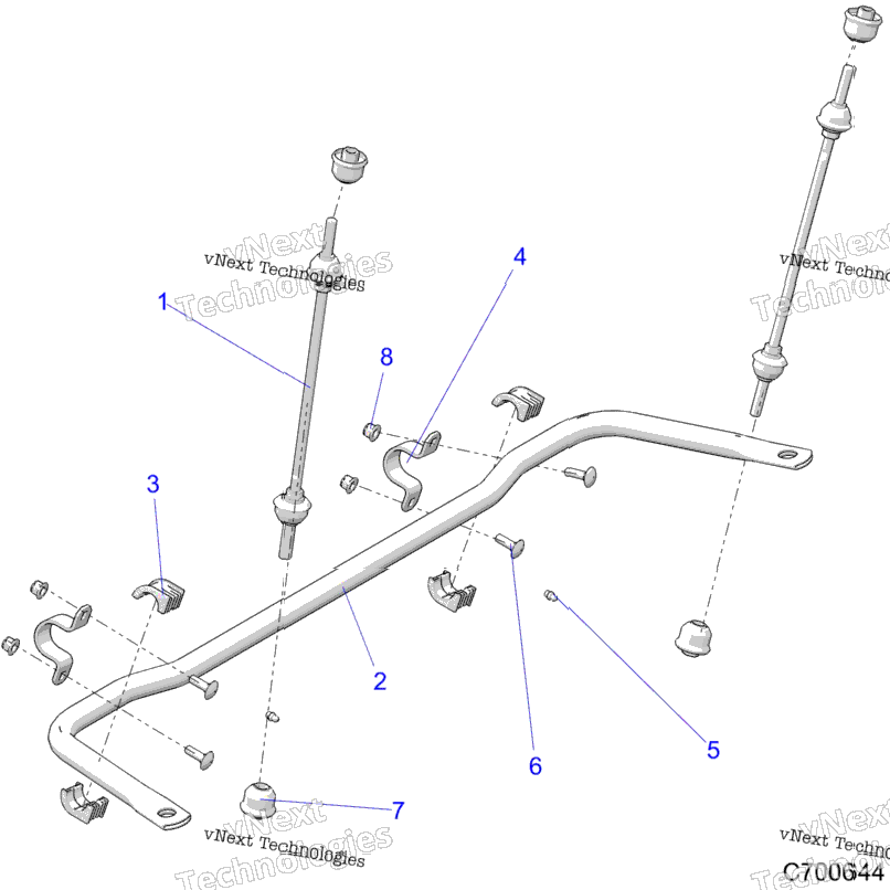 Suspension, Rear Stabilizer Bar