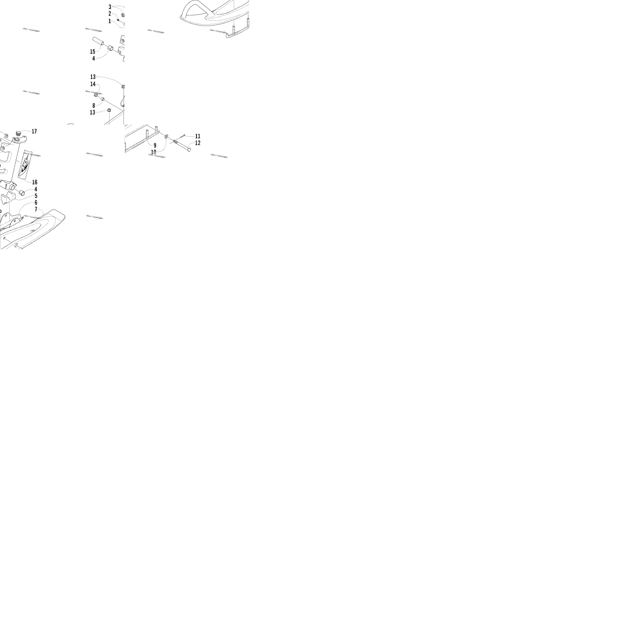 Ski And Spindle Assembly