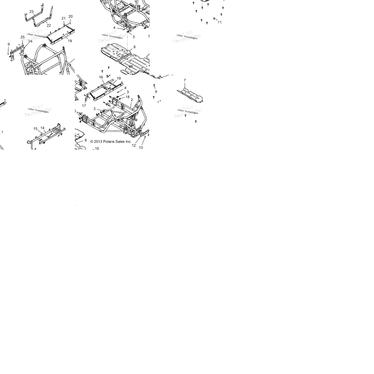 Chassis, Main Frame And Skid Plates