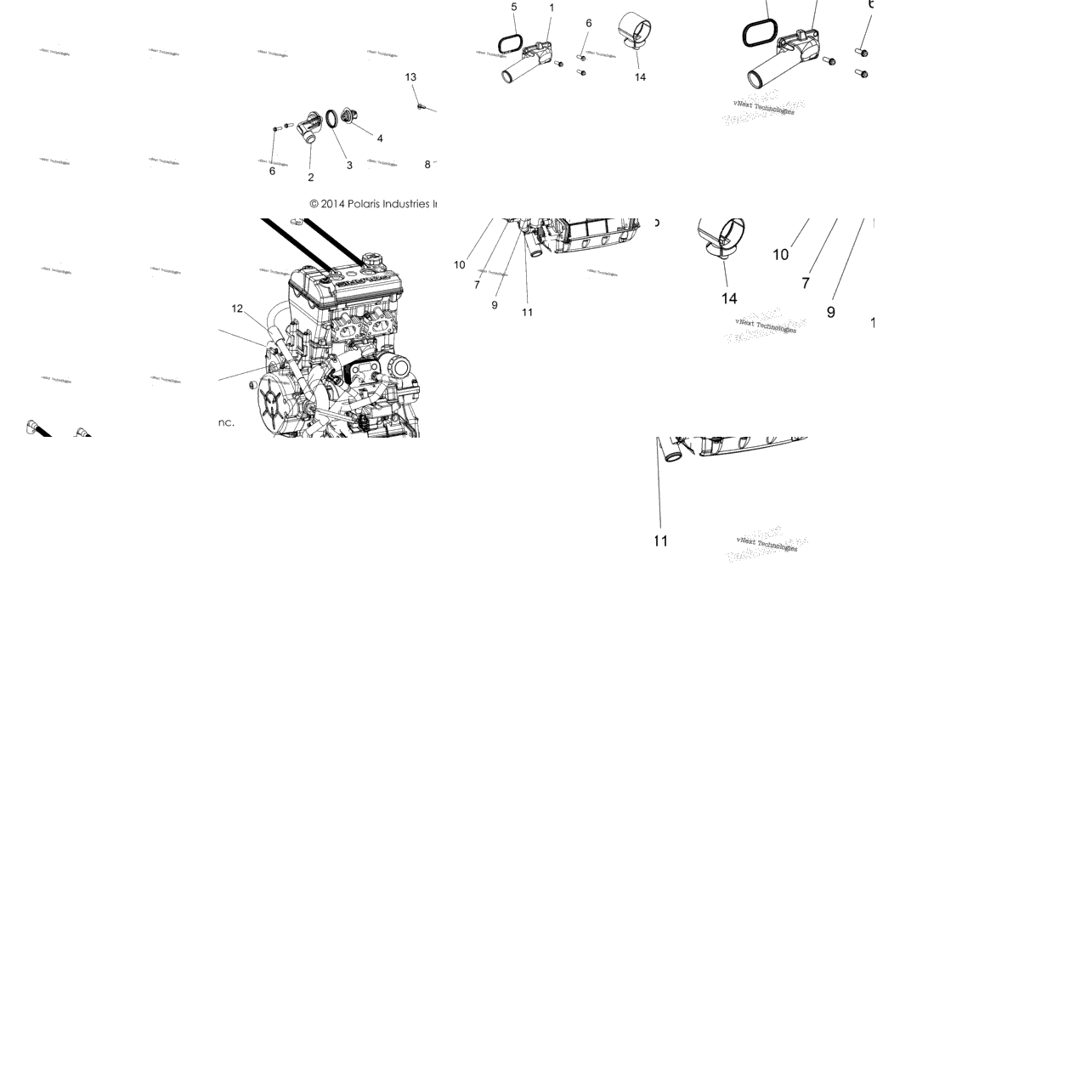 Engine, Cooling, Thermostat & Bypass