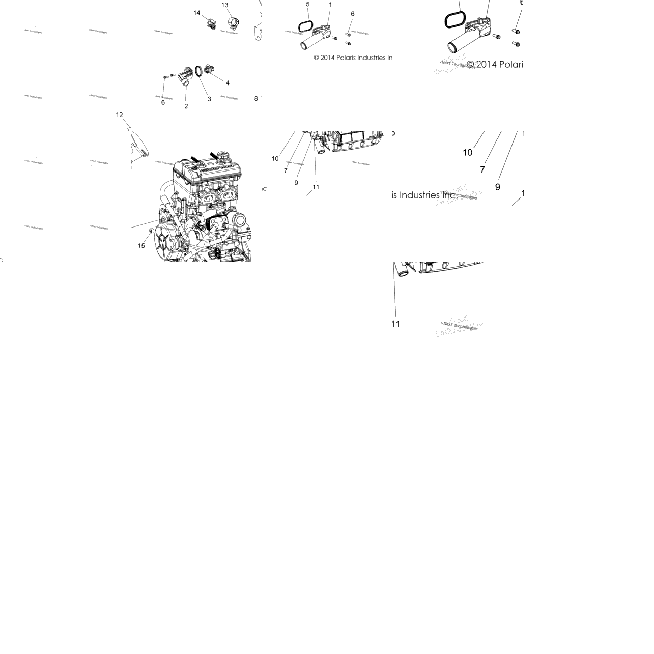 Engine, Cooling, Thermostat & Bypass