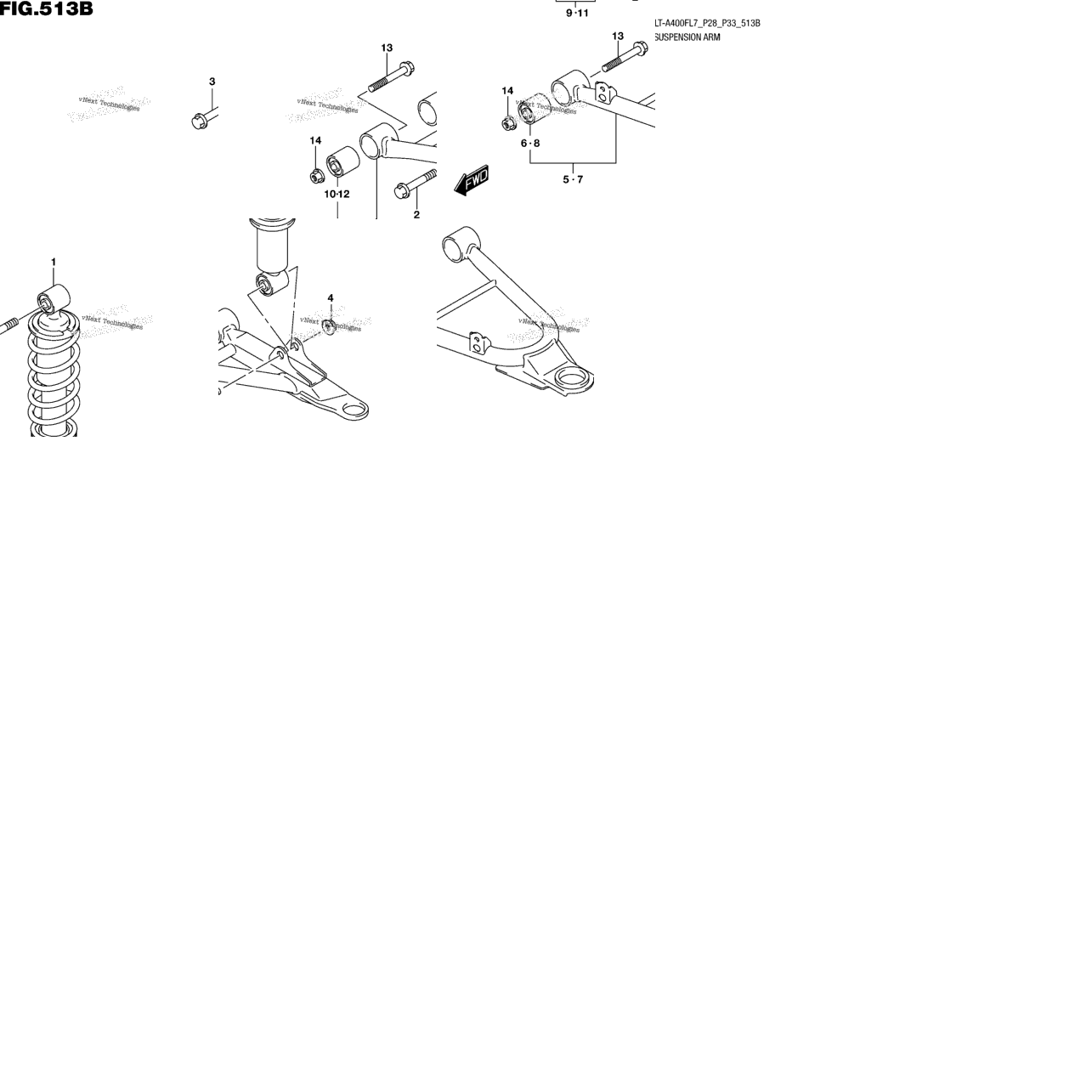 Suspension Arm (Lt-A400fl7 P33)