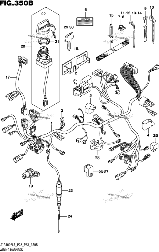 Wiring Harness (Lt-A400fl7 P33)