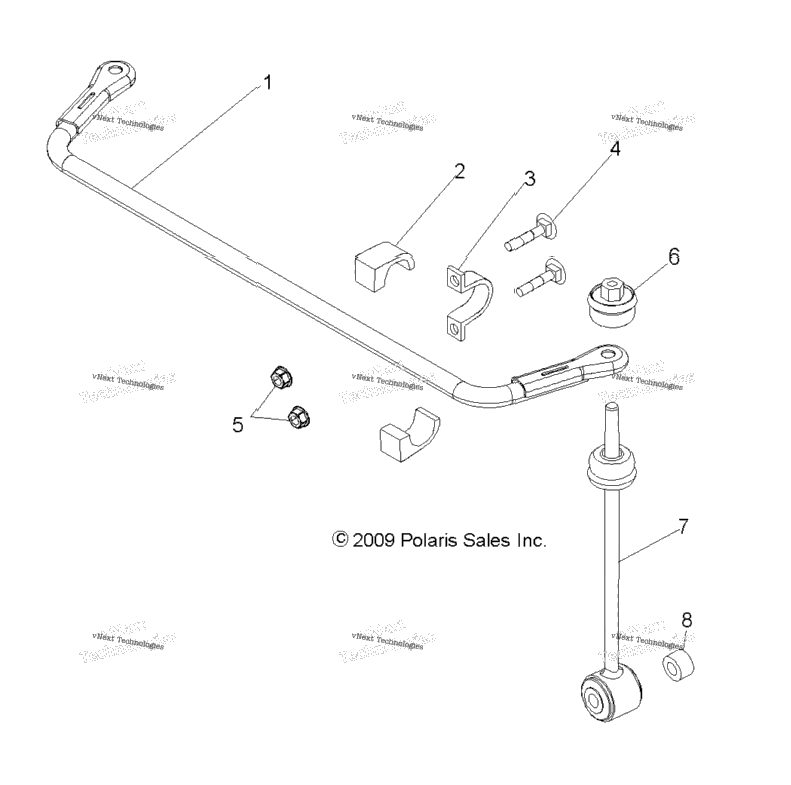 Suspension, Rear Stabilizer Bar