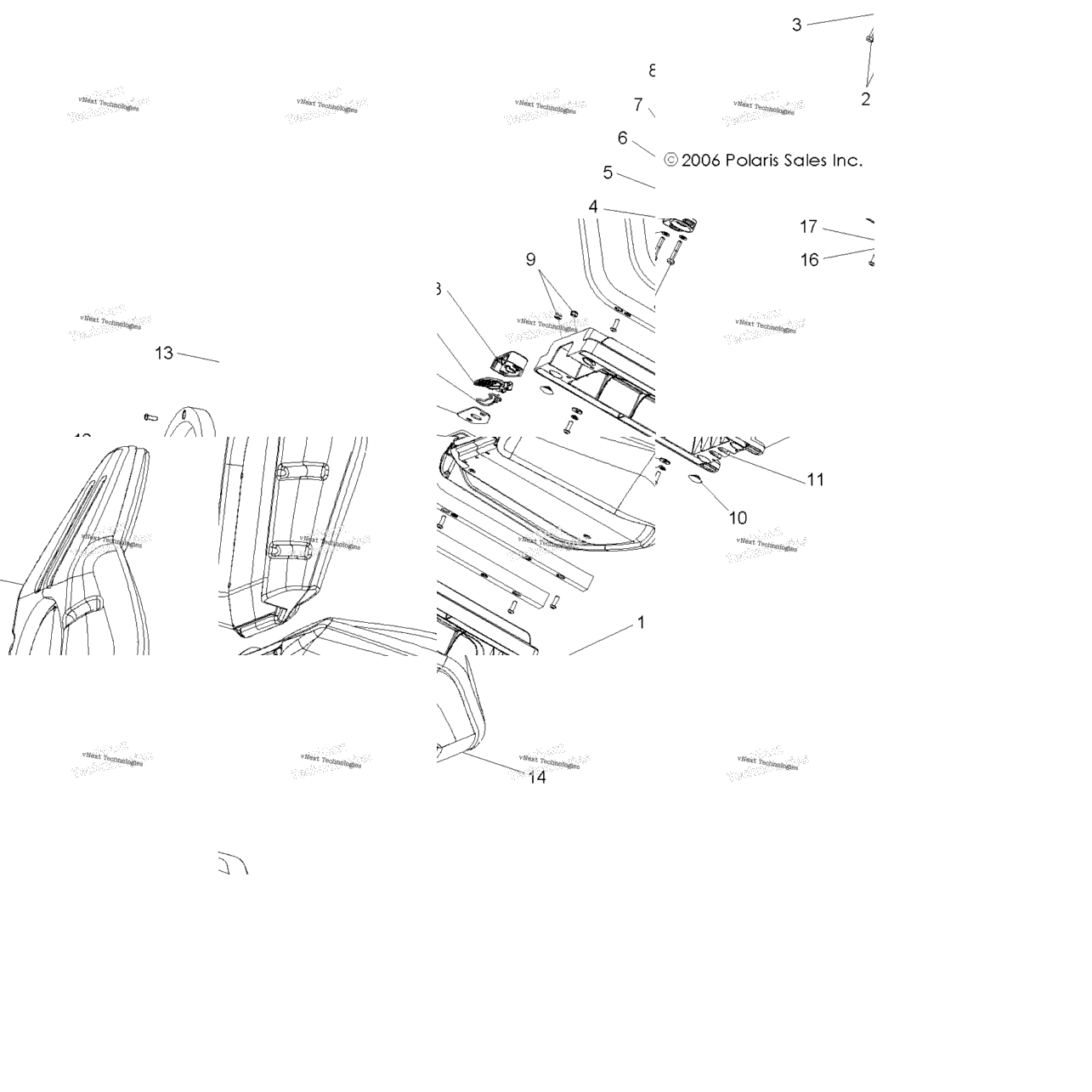 Body, Seat Asm