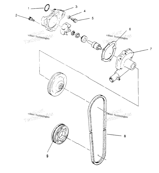 Water Pump 500 Carb