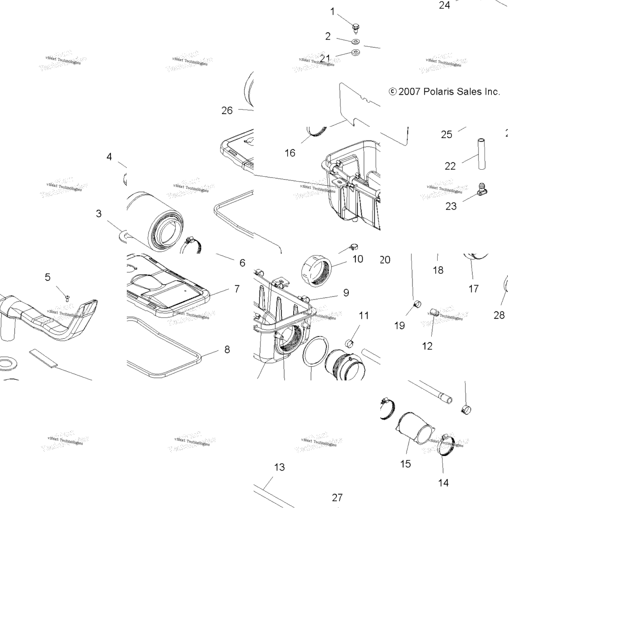 Engine, Air Intake System