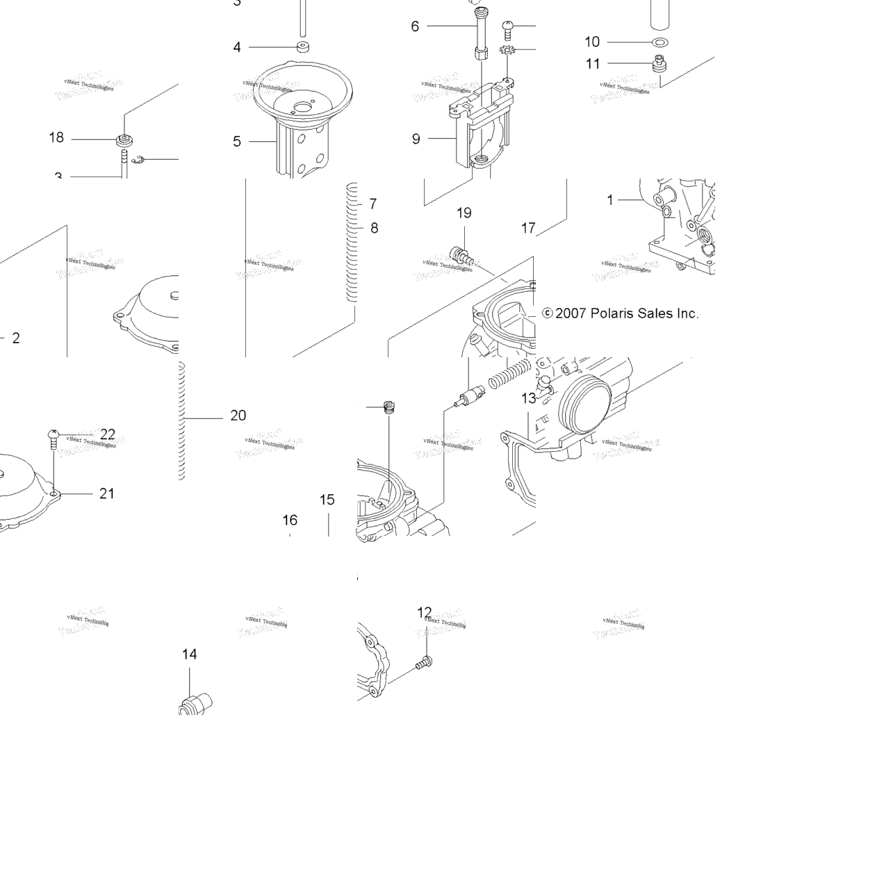 Engine, Carburetor, Upper