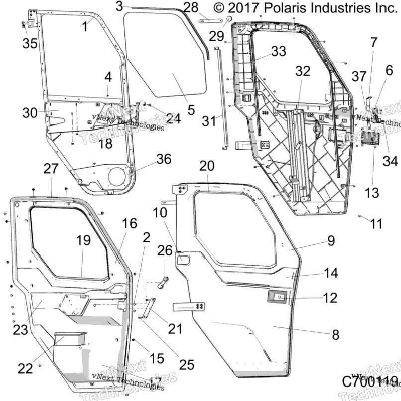 Body, Door, Front, Full