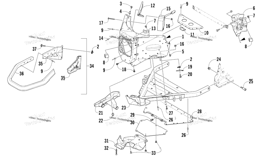 Front Bumper And Frame Assembly