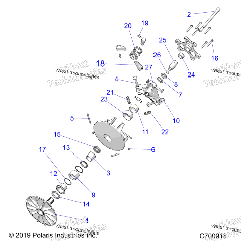 Drive Train, Primary Clutch