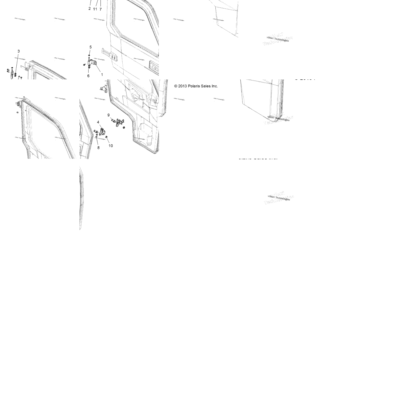 Body, Door Mounting R15rta/E87a2