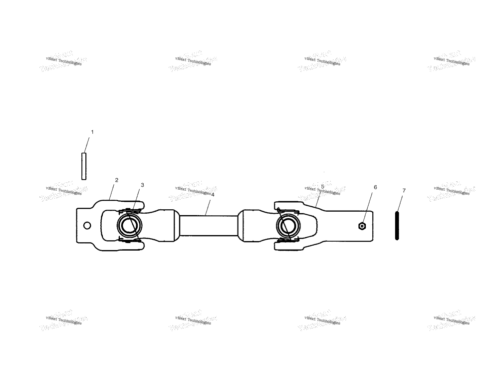Rear Prop Shaft