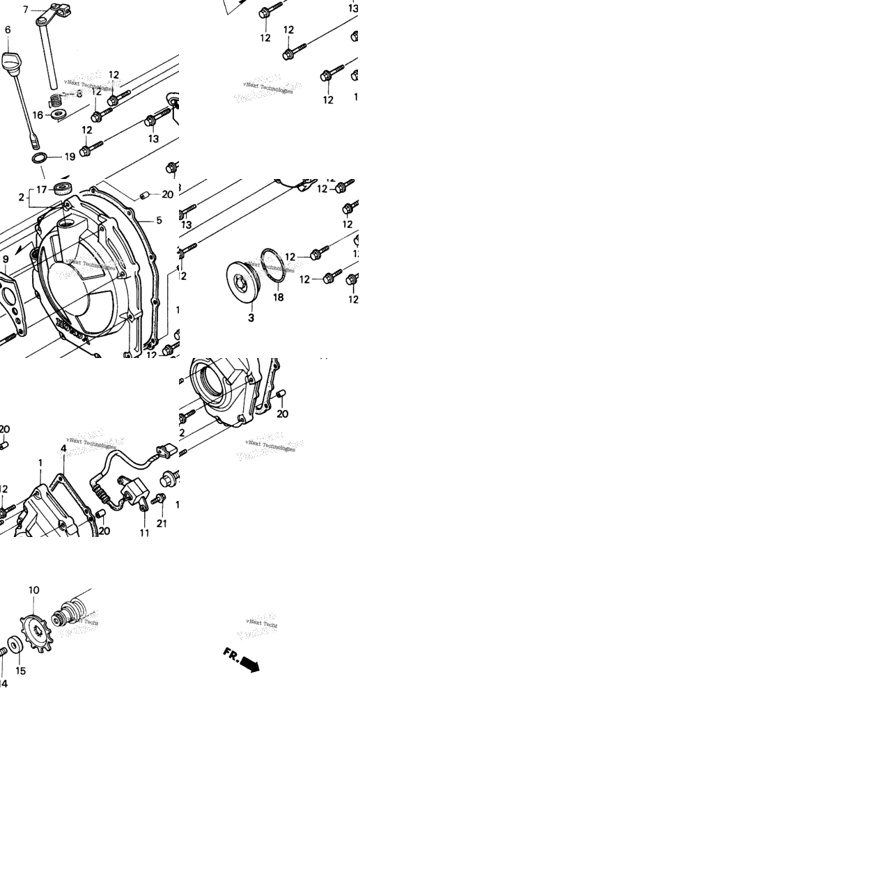 Right Crankcase Cover 93-95
