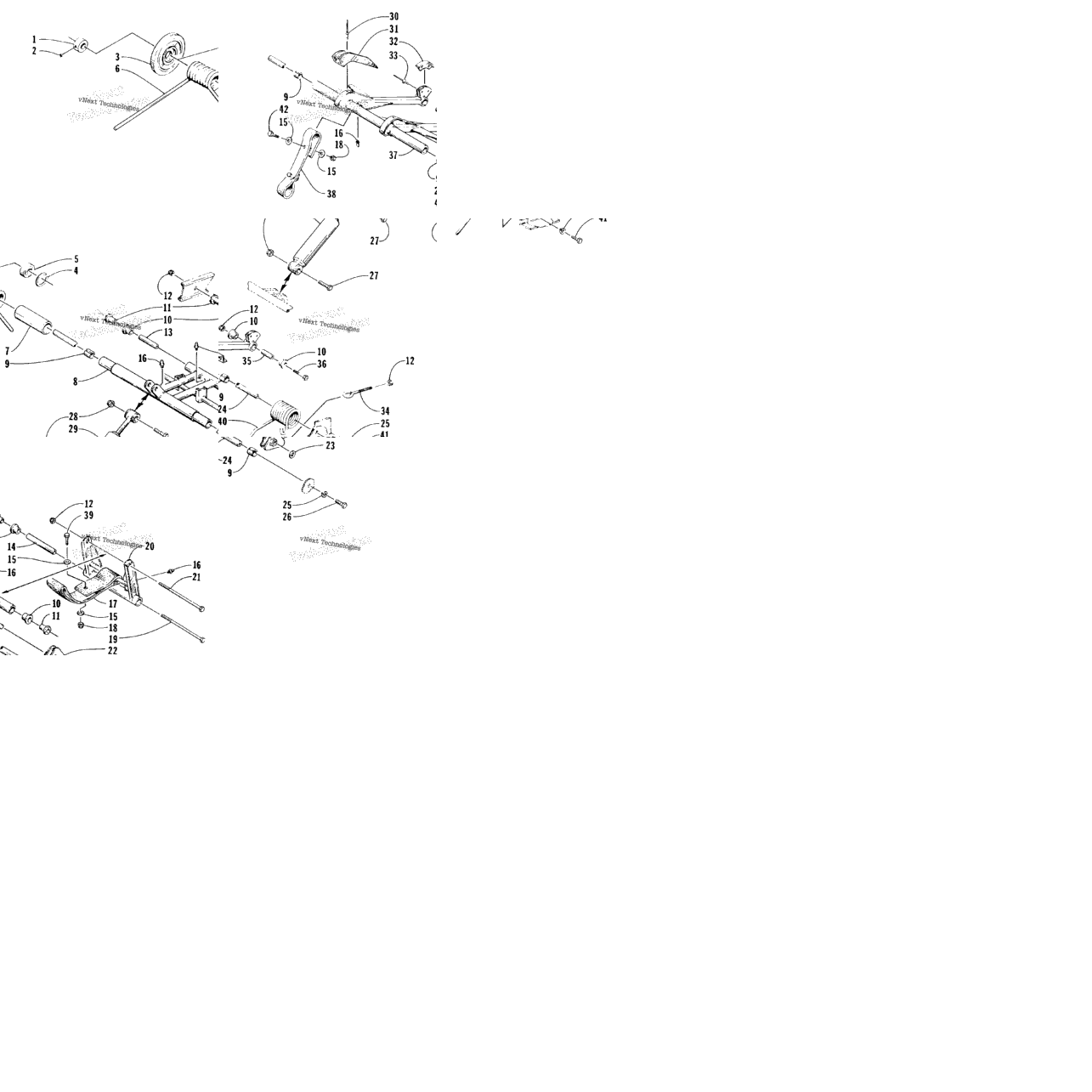Rear Suspension Arm Assemblies