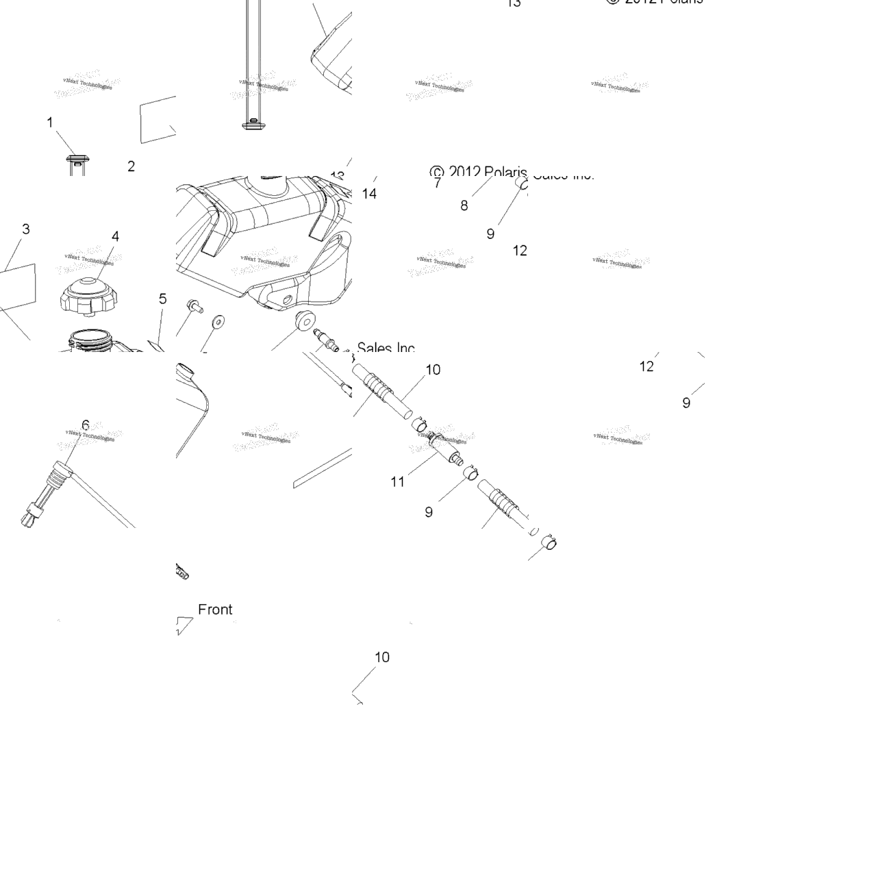 Engine, Oil Bottle Asm