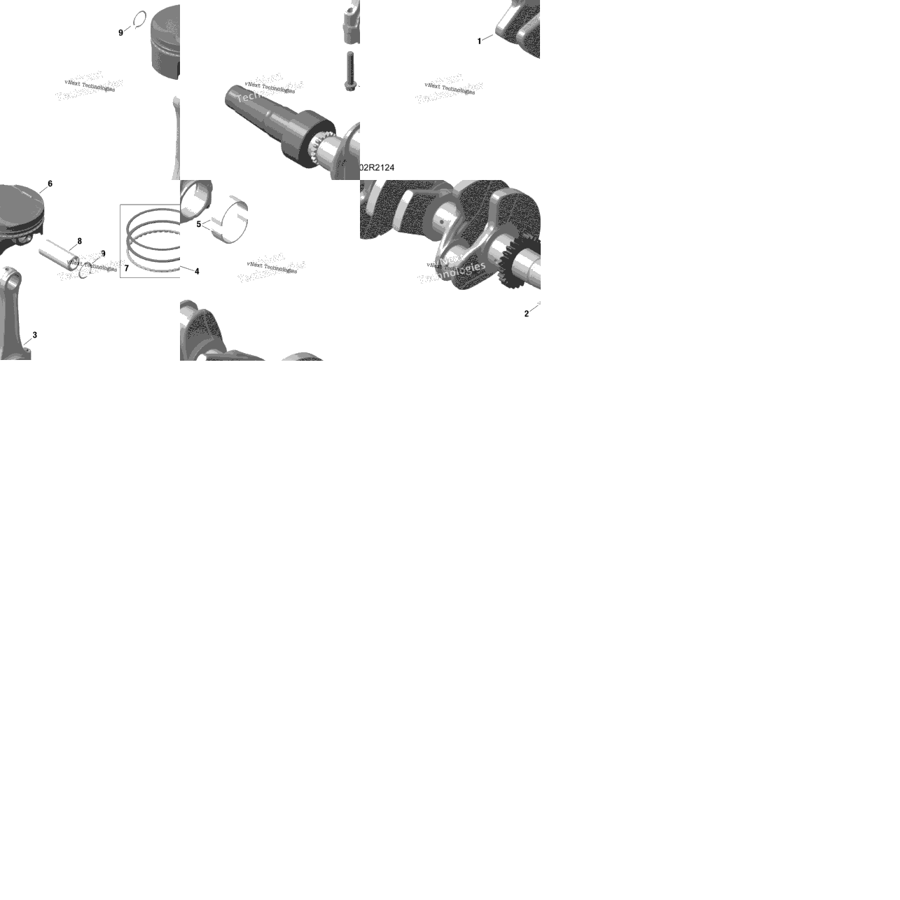 Rotax - Crankshaft And Pistons
