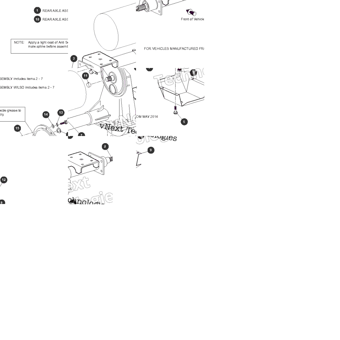 Rear Axle - 2