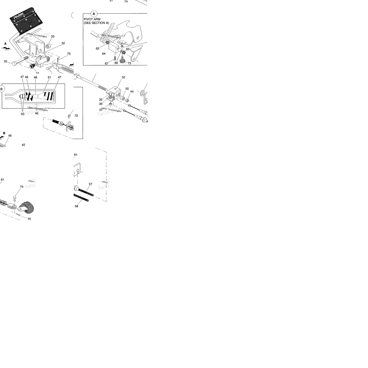 Brake Linkage Late Production