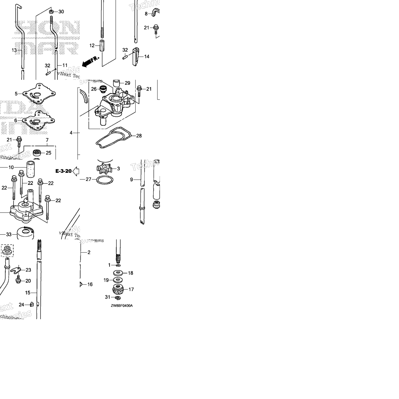 Water Pump@Vertical Shaft (S,L)