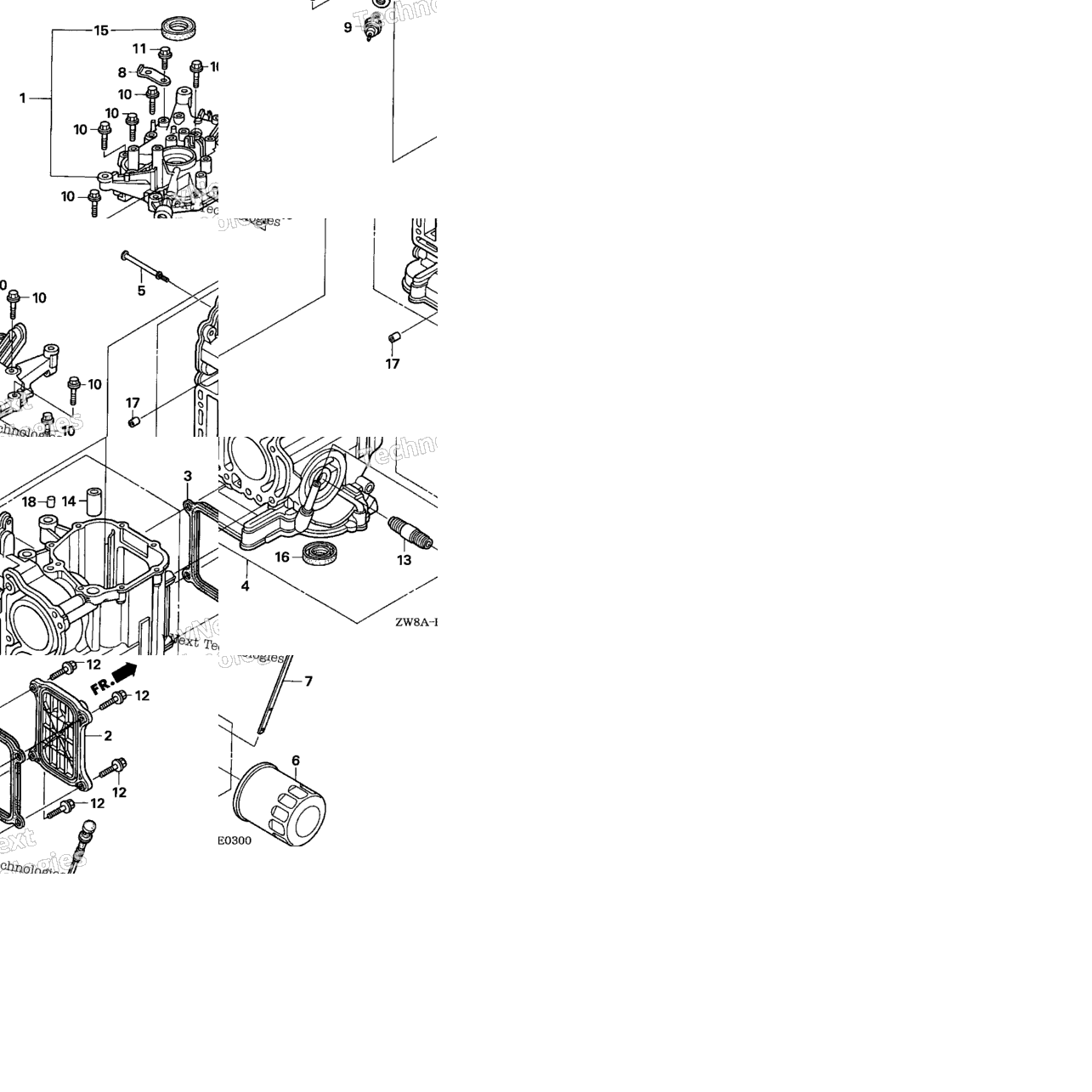 Cylinder Block@Crankcase Cover