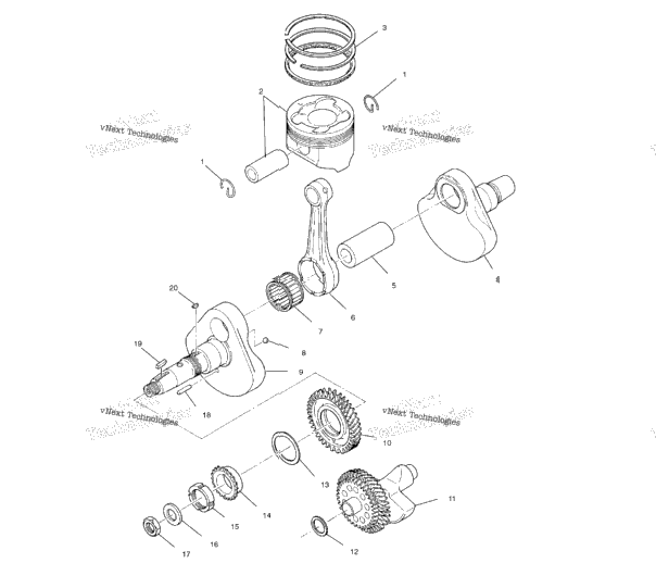 Crankshaft And Piston