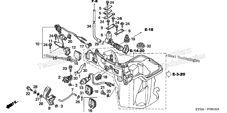 Oil Case@Shift Shaft (Handle Specification)