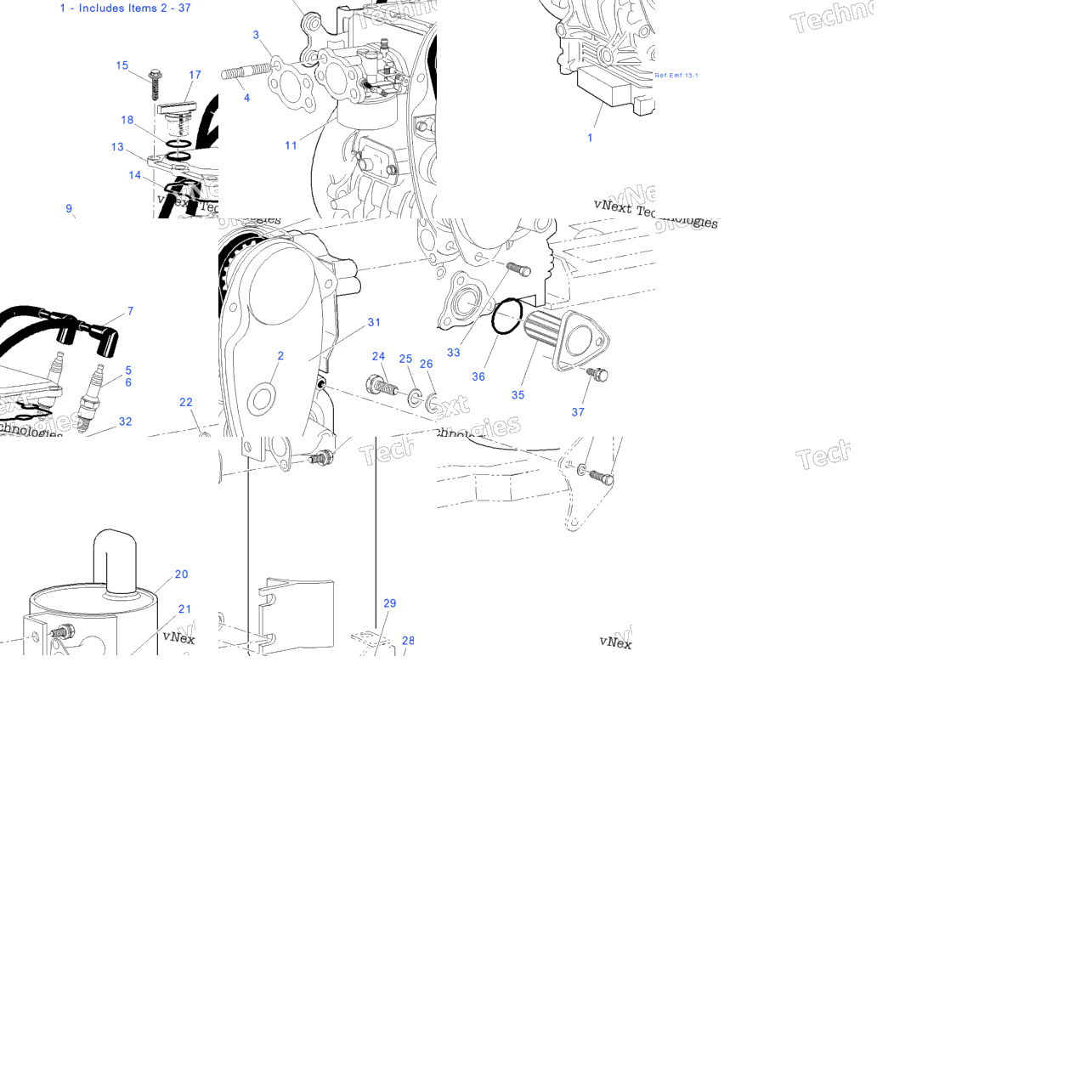 Engine And Muffler
