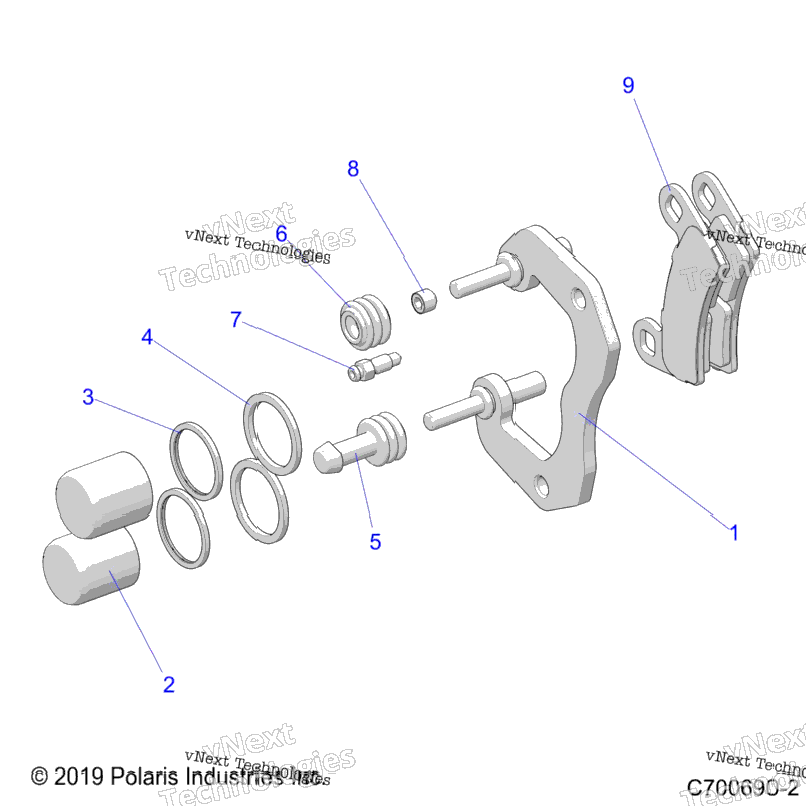 Brakes, Rear Caliper