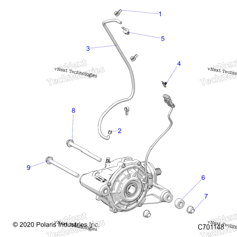 Drive Train, Front Gearcase Mounting