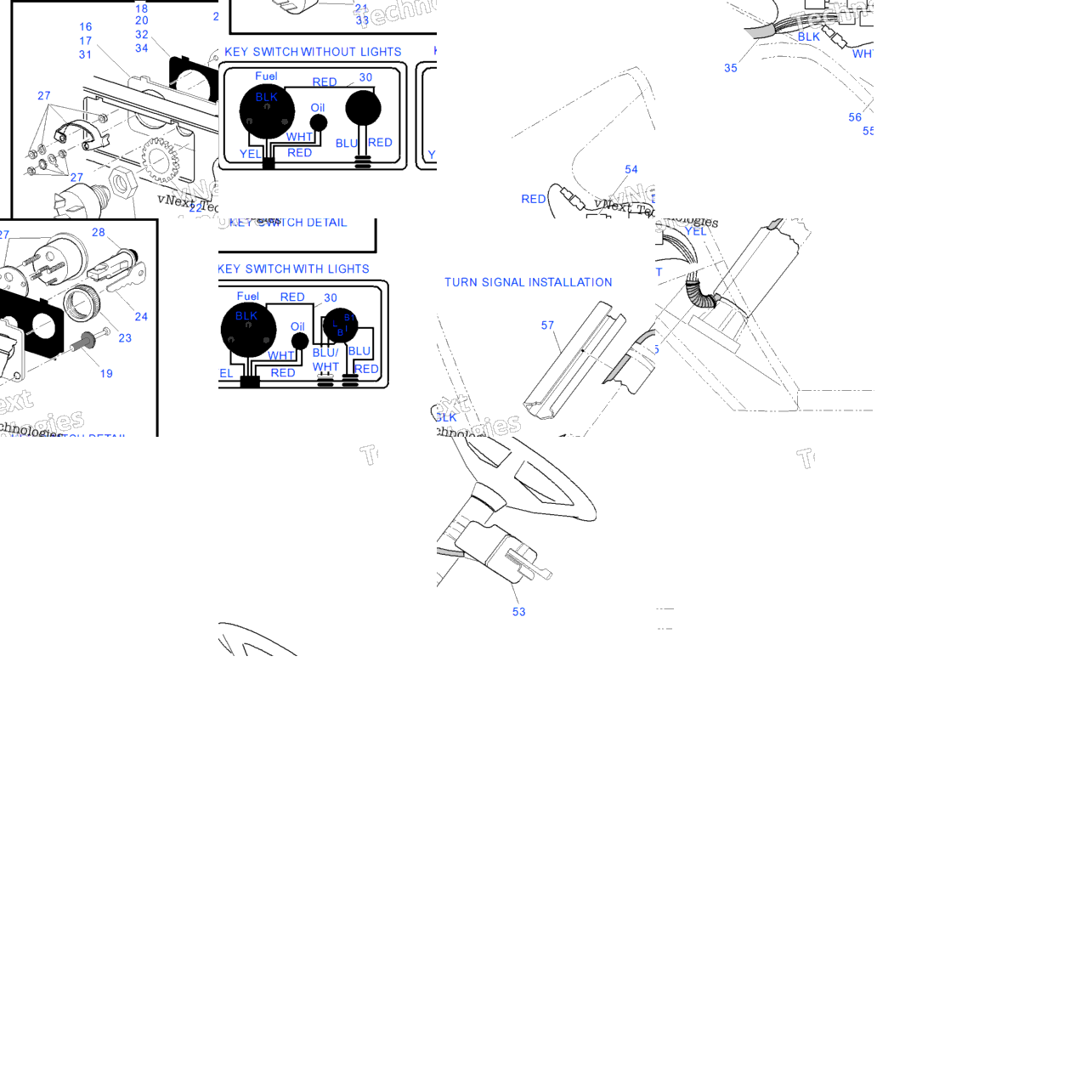 Electrical - Key Switch Asm