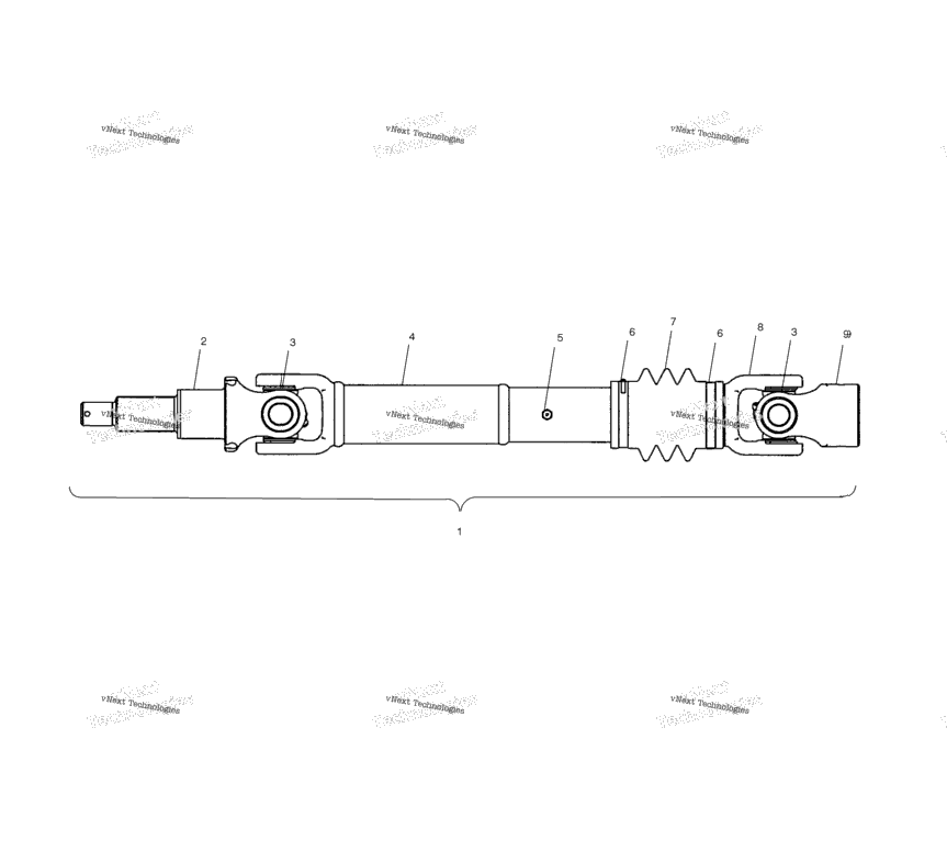 Mid Driveshaft