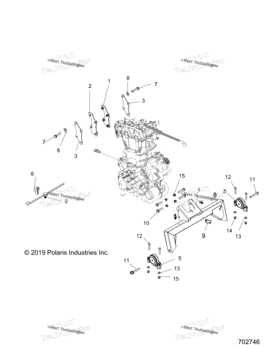 Engine, Transmission Mounting & Long Block