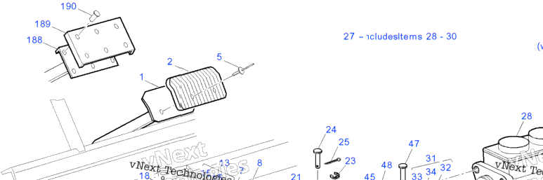 Brakes - Hydraulic Pedal Asm